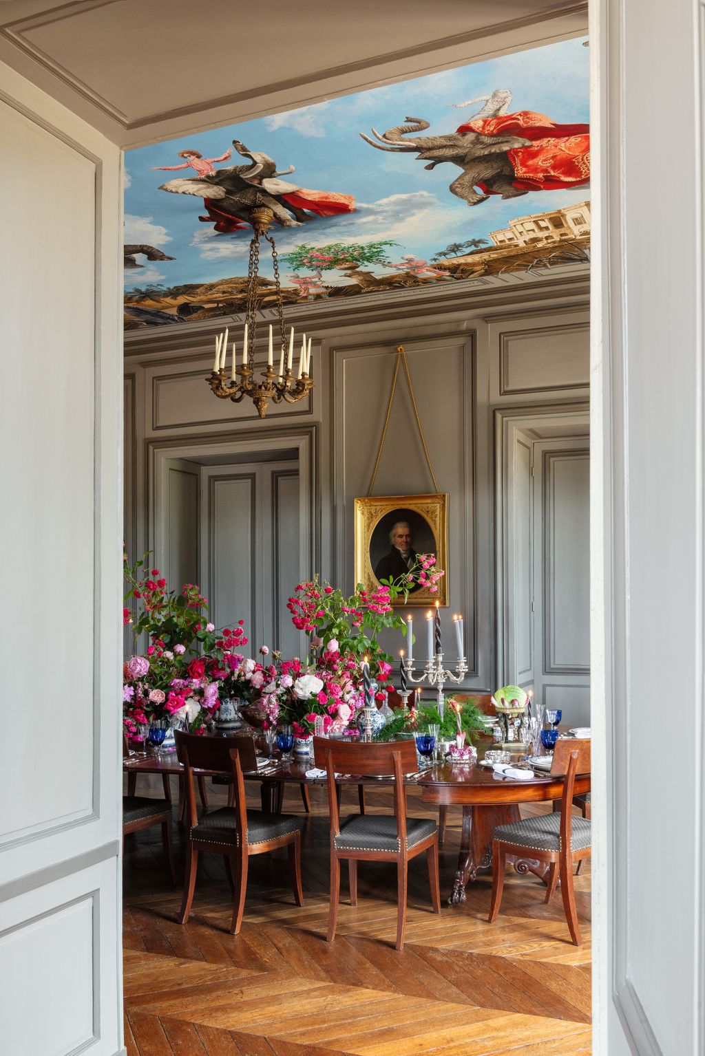 Image may contain John Marshall Architecture Building Dining Room Dining Table Furniture Indoors Room and Table