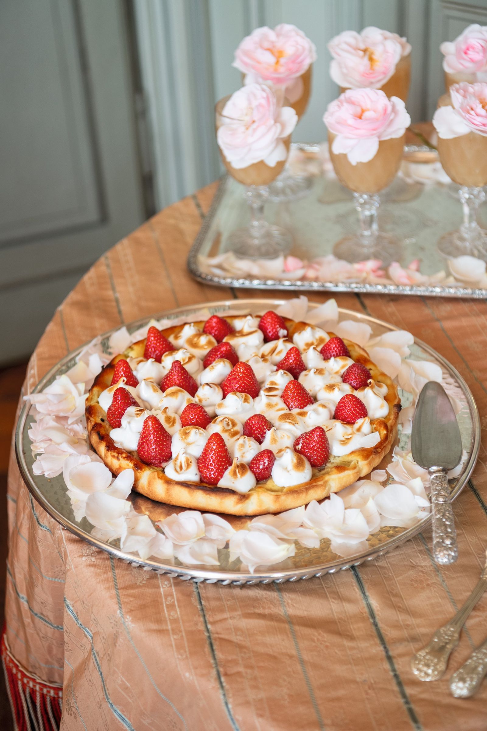 Image may contain Food Food Presentation Brunch Pizza Dining Table Furniture Table Cutlery Spoon Plate and Dessert