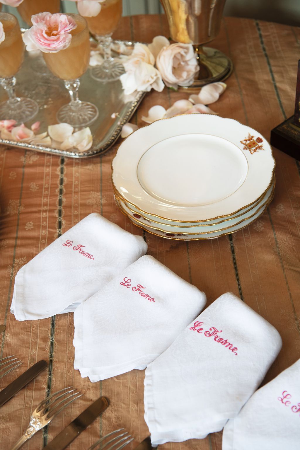 Image may contain Cutlery Fork Blade Knife Weapon Napkin Home Decor Linen and Plate