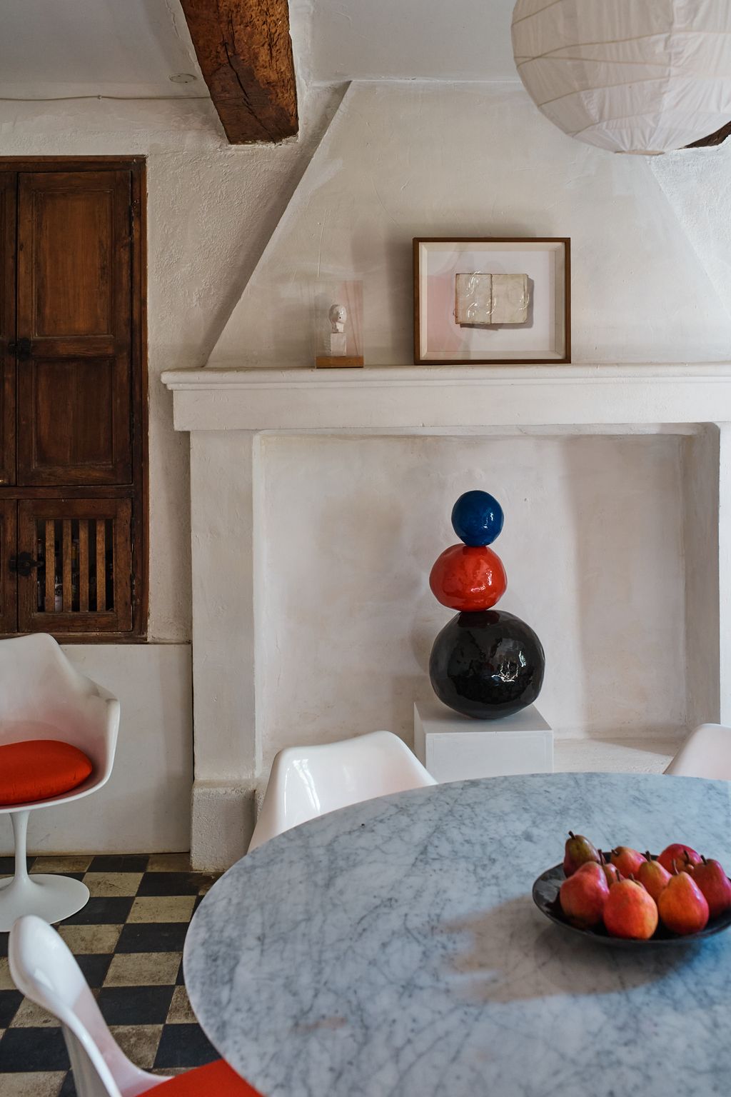 Image may contain Furniture Table Dining Table Architecture Building Dining Room Indoors Room Chair and Tabletop