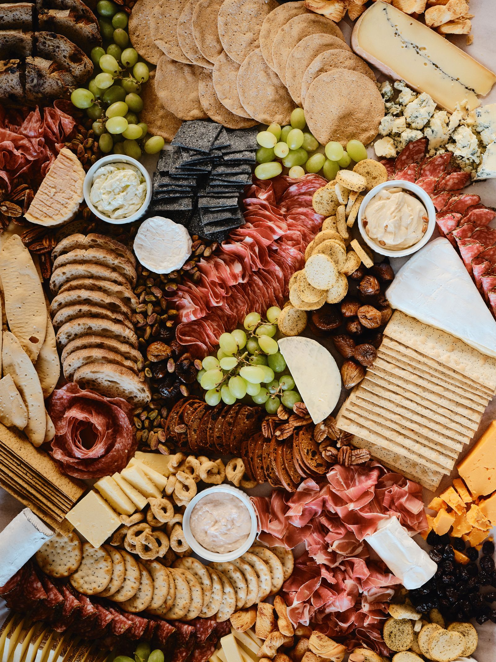 Image may contain Brunch Food Cheese Dish Meal Platter and Bread