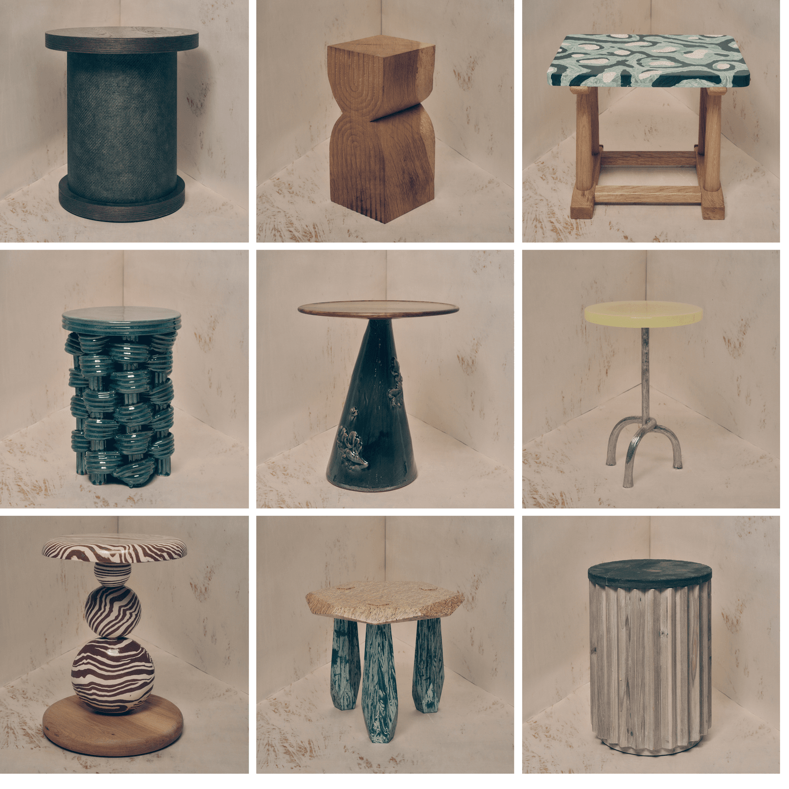 Image may contain Furniture Table Coffee Table Bar Stool Jar and Dining Table