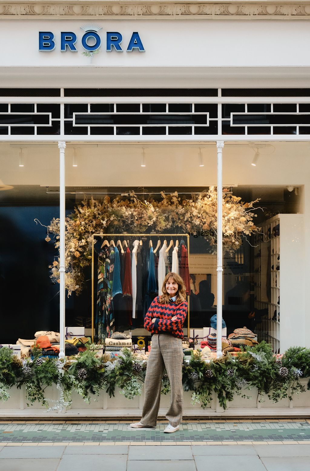 Image may contain Eva Polttila Clothing Footwear Shoe Adult Person Pants Shop Lamp Accessories and Jewelry