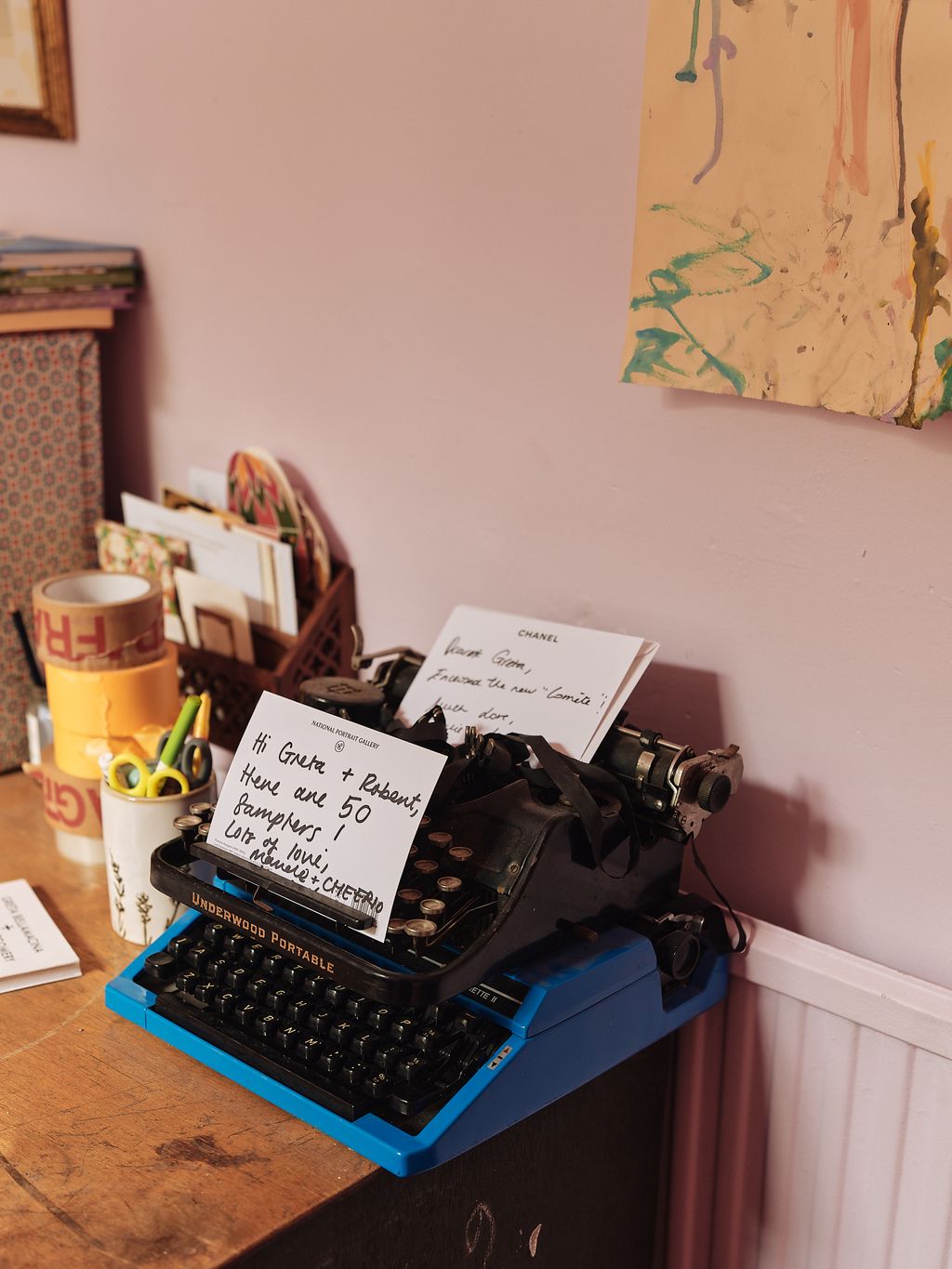 Image may contain Document Receipt Text Cup Art Painting Computer Computer Hardware and Computer Keyboard