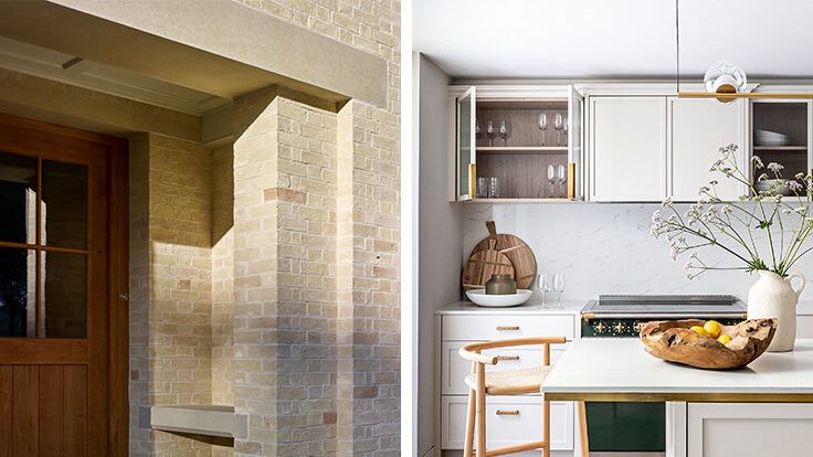 Image may contain: Indoors, Interior Design, Kitchen, Bread, Food, Furniture, and Plate