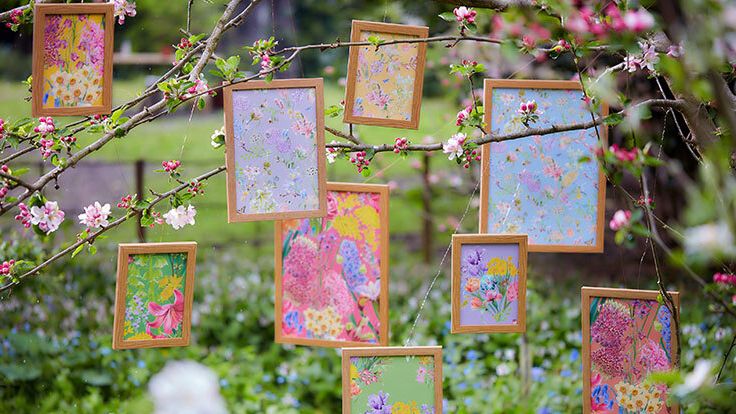 Image may contain: Art, Painting, Plant, Vegetation, Flower, and Outdoors