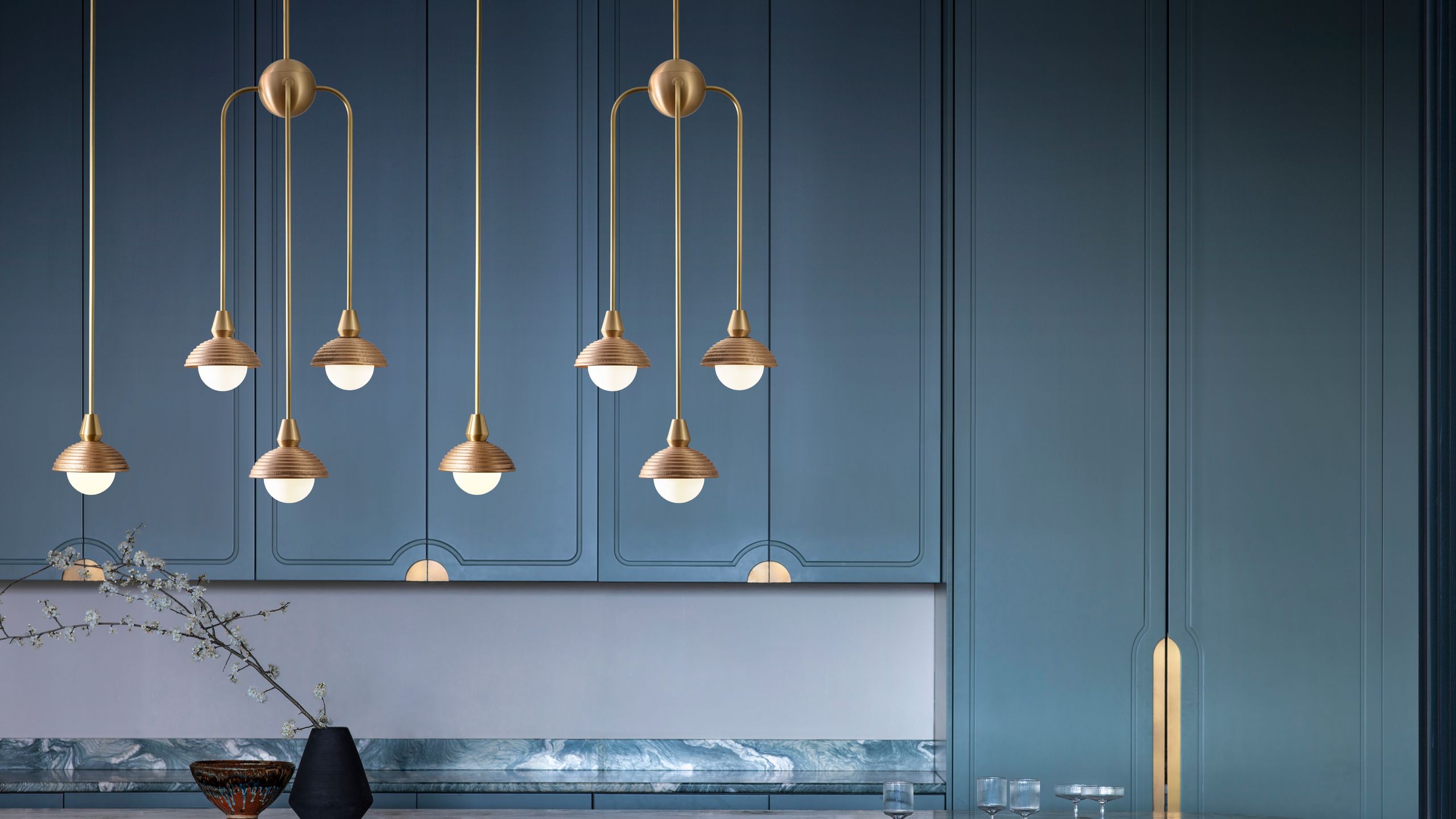 Image may contain: Indoors, Interior Design, Lighting, Lamp, and Candle