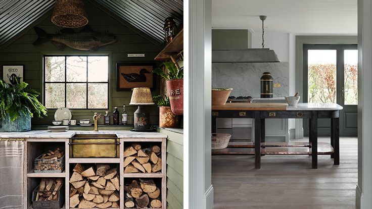 Image may contain: Indoors, Interior Design, Plant, Floor, Lamp, Flooring, Art, Painting, Desk, Furniture, Table, and Animal