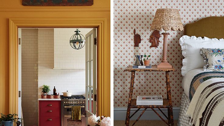 Image may contain: Lamp, Plant, Cooktop, Indoors, Kitchen, Interior Design, Home Decor, Desk, Furniture, Table, and Bed