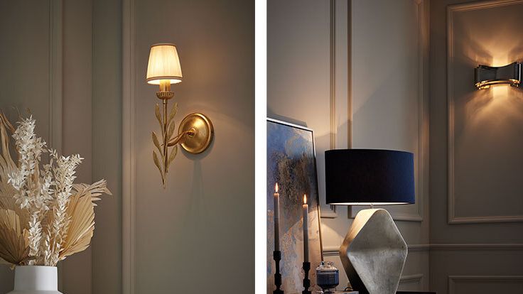 Image may contain: Lamp, Table Lamp, Indoors, Interior Design, Candle, and Lampshade