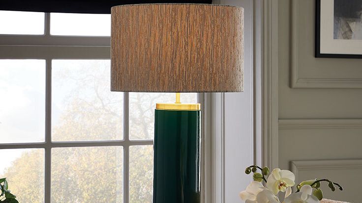 Image may contain: Lamp, Table Lamp, Art, Painting, and Plant