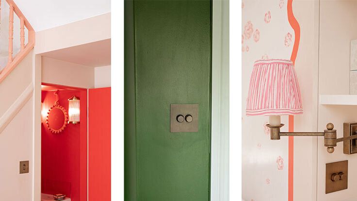 Image may contain: Indoors, Interior Design, Corner, Sink, Lamp, and Candle