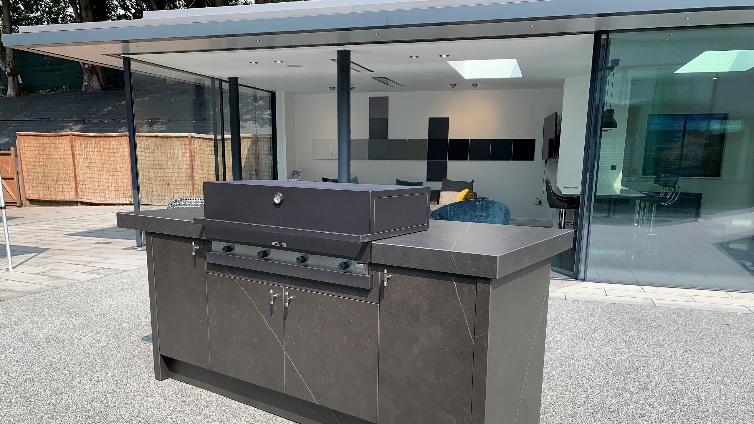 Image may contain: Furniture, Table, Chair, Desk, Market, Shop, Indoors, Grocery Store, Supermarket, and Computer Hardware