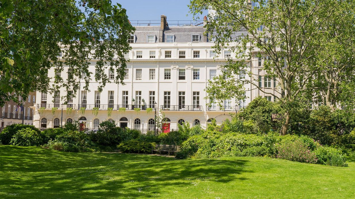 Image may contain: Grass, Plant, Architecture, Building, Campus, City, Lawn, Housing, Urban, College, House, and Manor