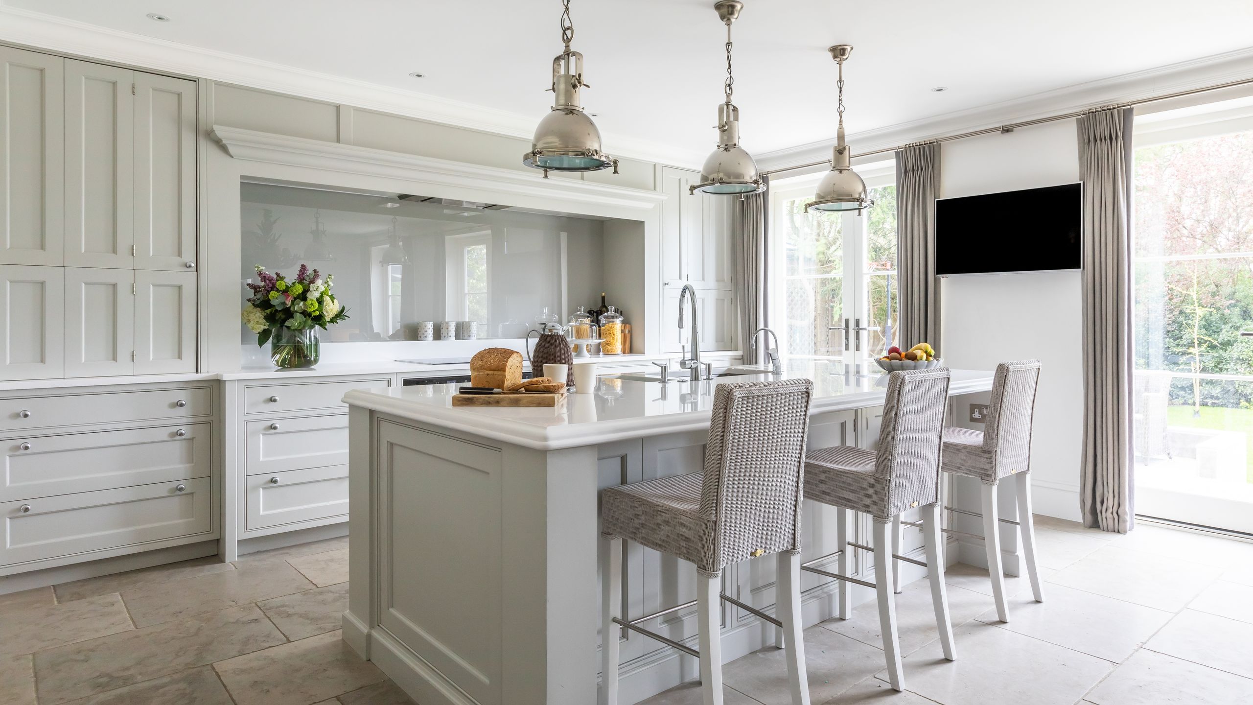 Image may contain: Indoors, Kitchen, Architecture, Building, Dining Room, Dining Table, Furniture, Room, and Table