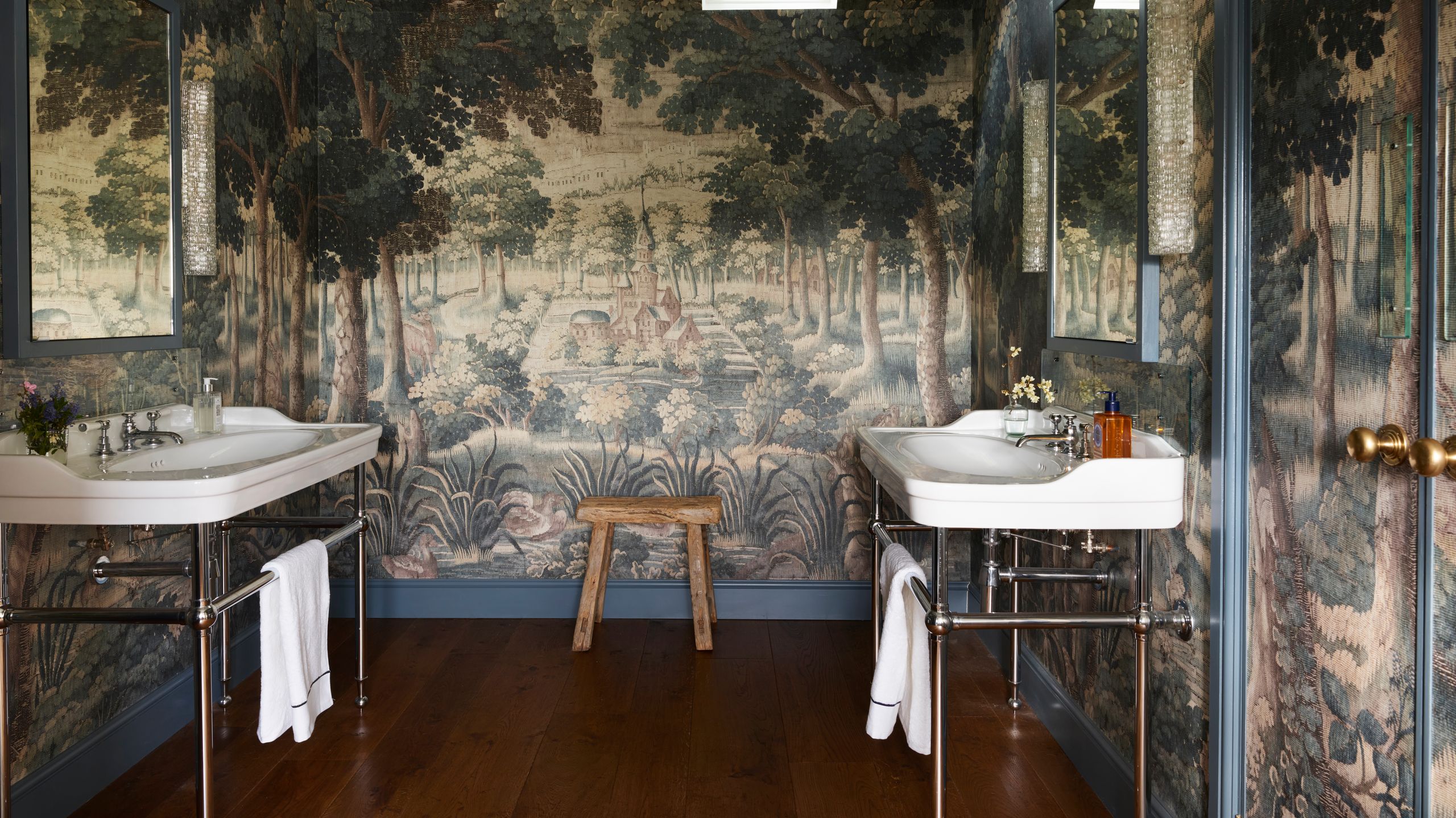 Image may contain: Sink, Art, Painting, Indoors, and Interior Design