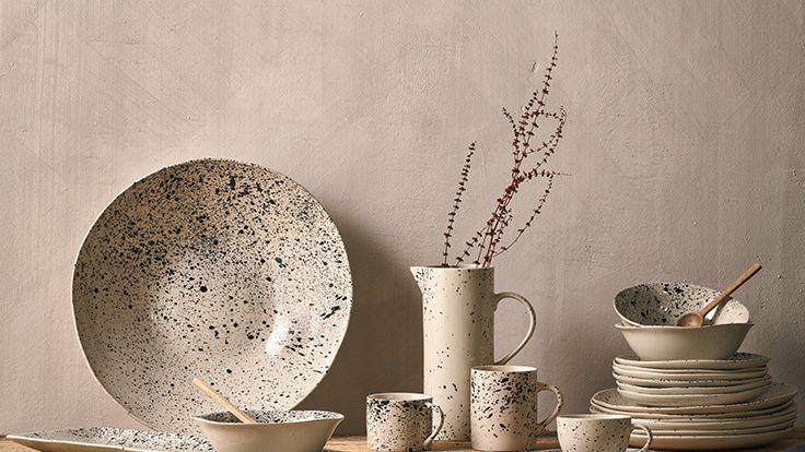 Image may contain: Cup, Furniture, Table, Tabletop, Art, Porcelain, Pottery, and Plate