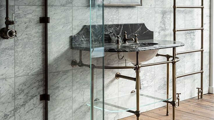 Image may contain: Sink, Sink Faucet, and Basin