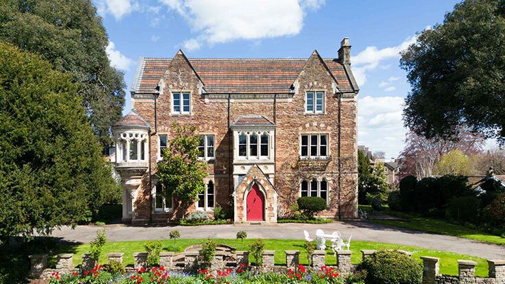 Image may contain: Architecture, Building, Housing, House, and Manor