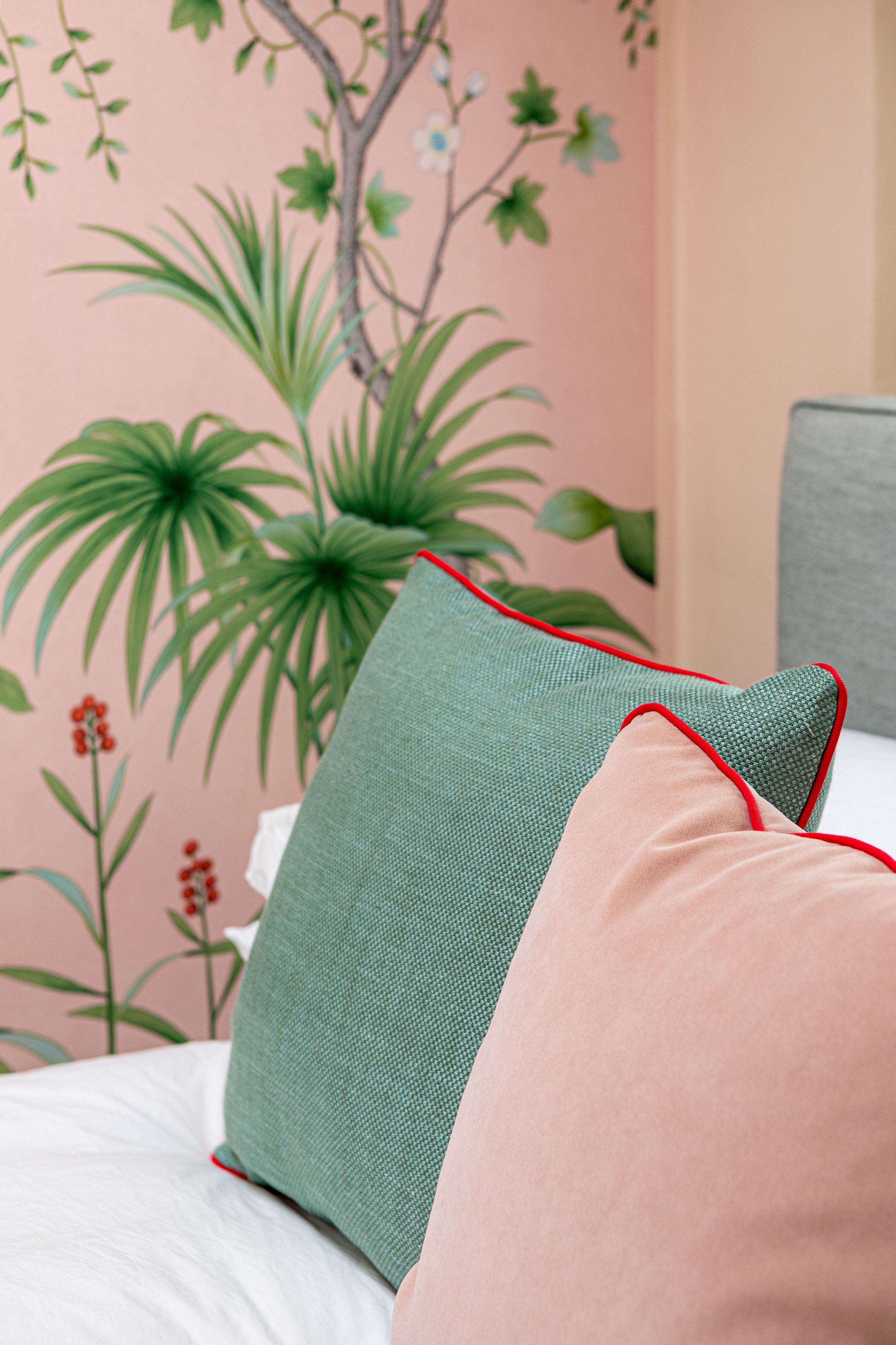 Image may contain: Cushion, Home Decor, Pillow, and Plant