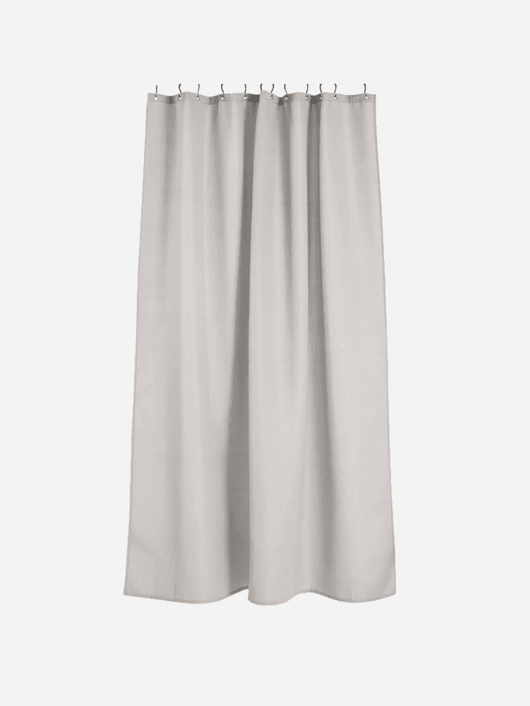 Image may contain: Curtain, Home Decor, Linen, Shower Curtain, Clothing, and Skirt