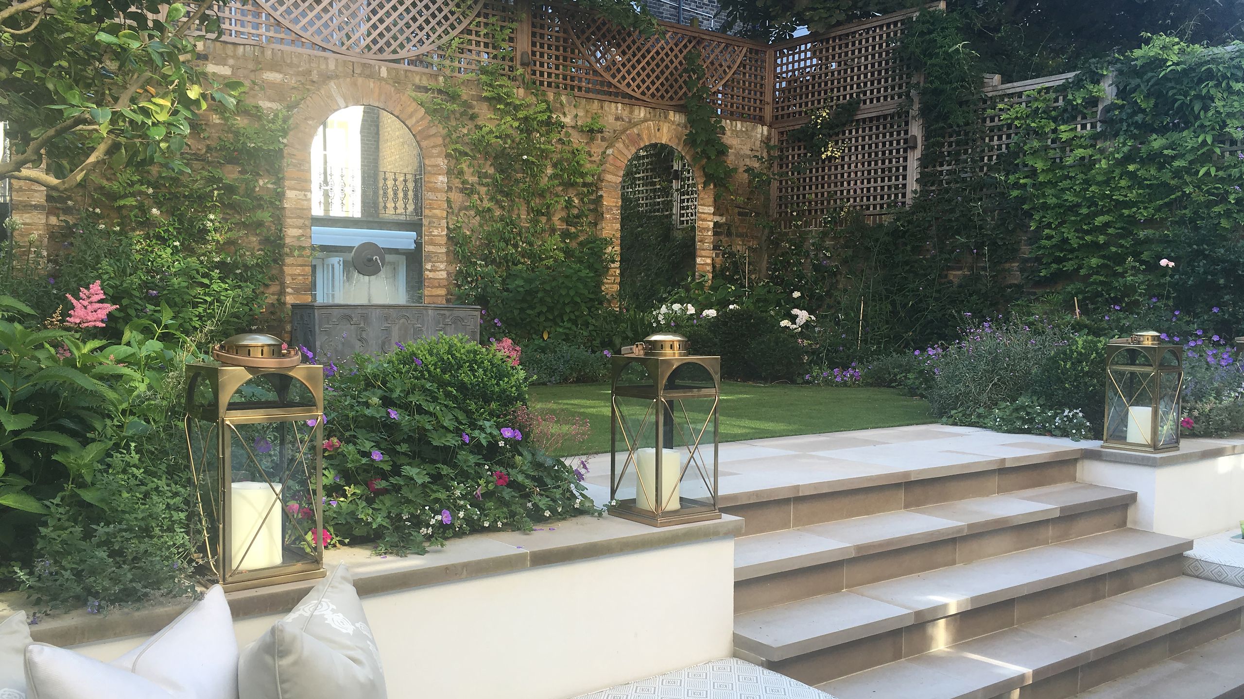 Image may contain: Backyard, Nature, Outdoors, Yard, Garden, Plant, Potted Plant, Grass, Jar, Planter, Pottery, and Vase