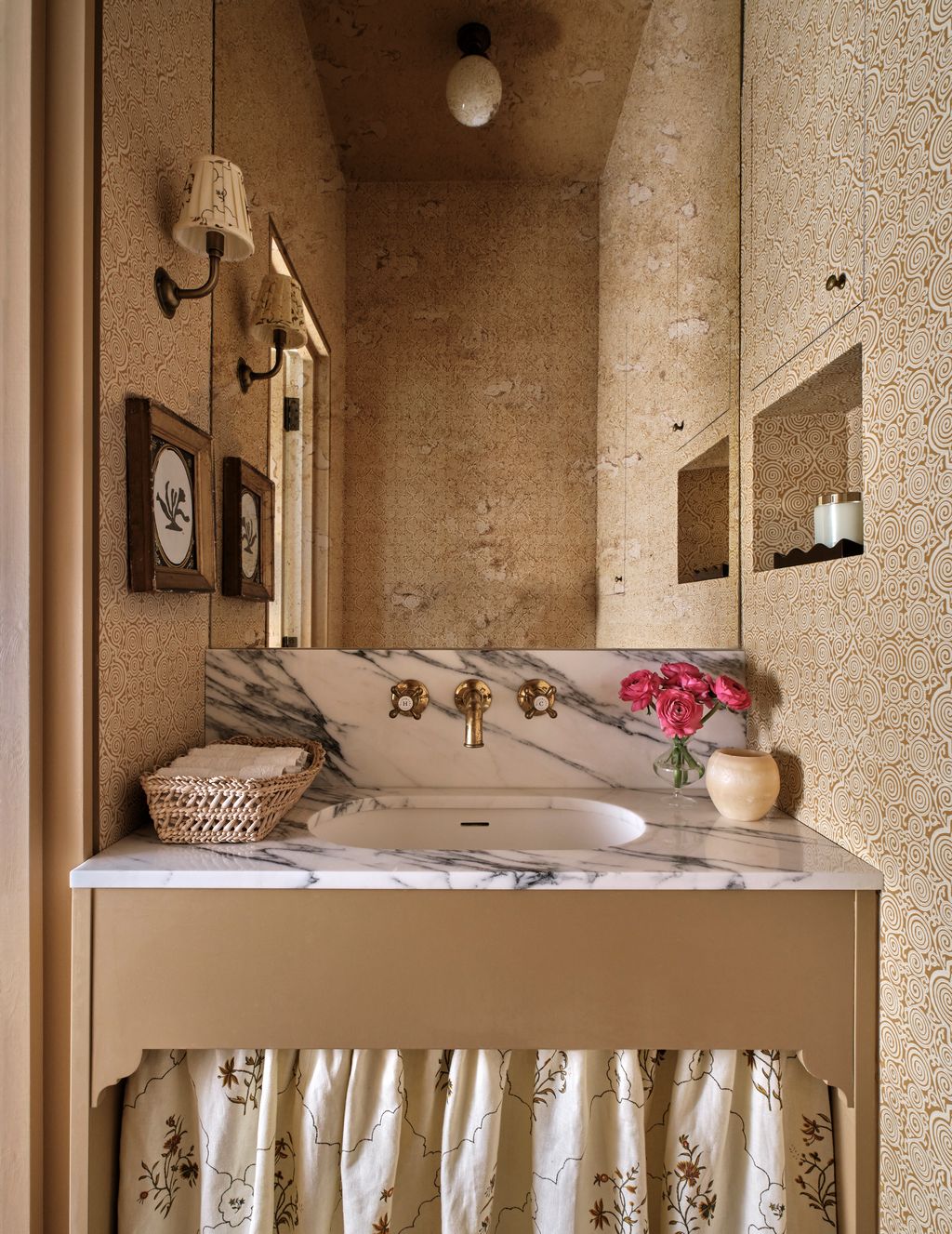 Image may contain Sink Lamp and Sink Faucet