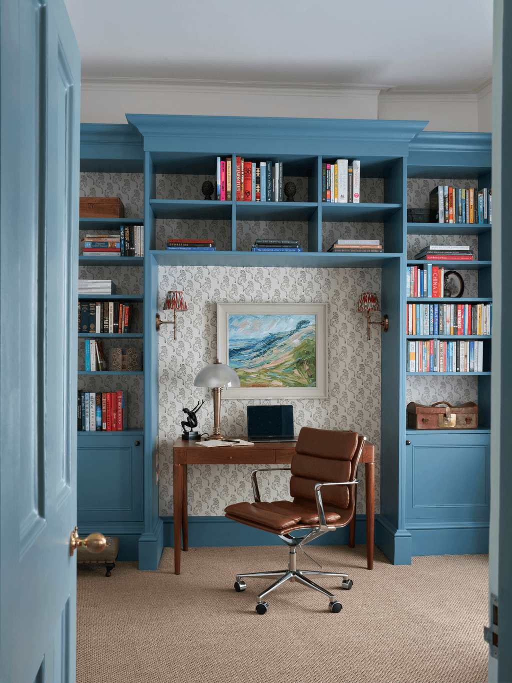 Image may contain Furniture Chair Bookcase and Indoors