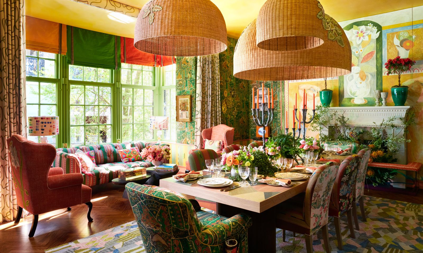 Image may contain Home Decor Architecture Building Dining Room Dining Table Furniture Indoors Room Table and Chair