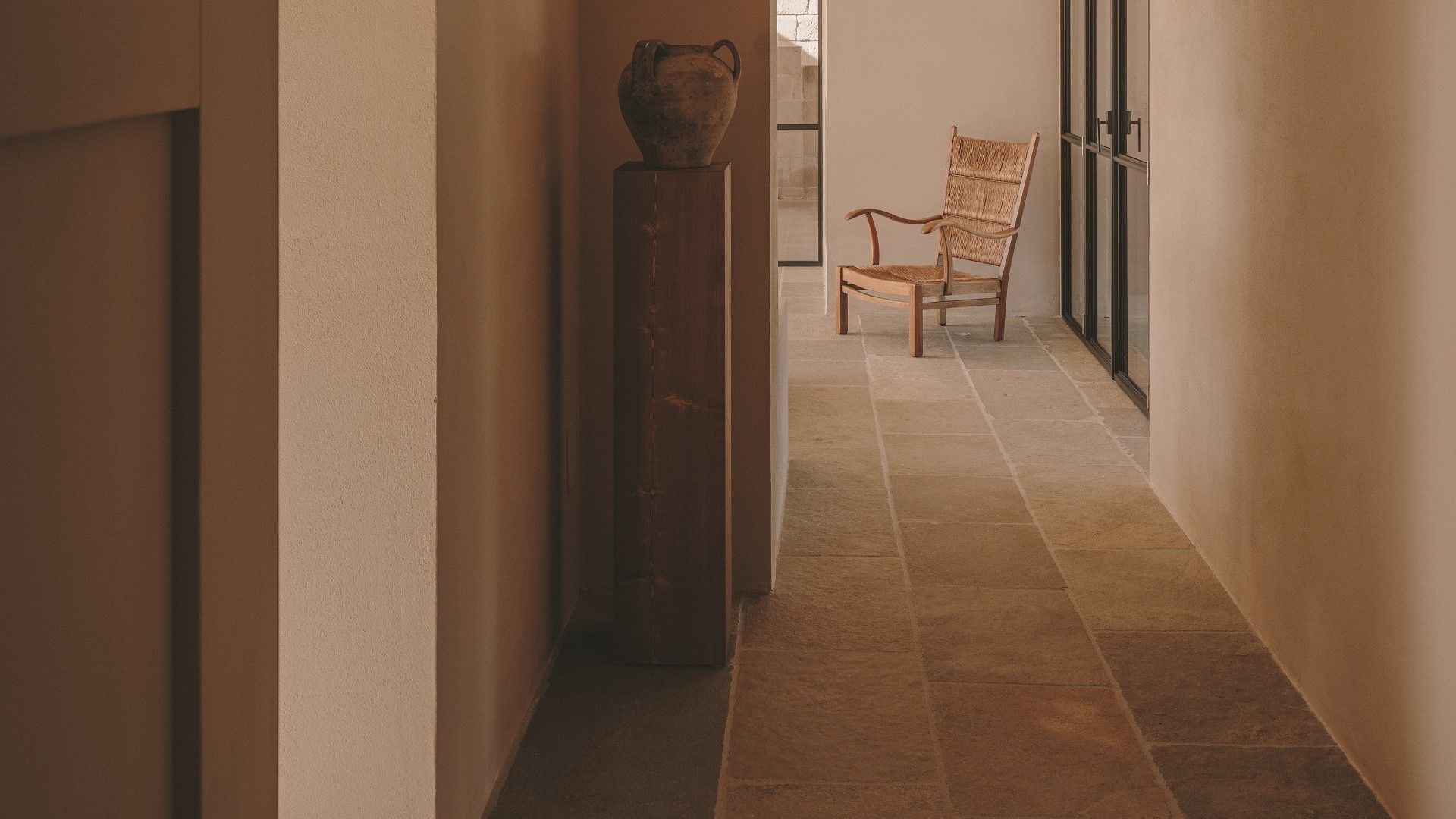 Image may contain: Floor, Flooring, Chair, Furniture, and Indoors