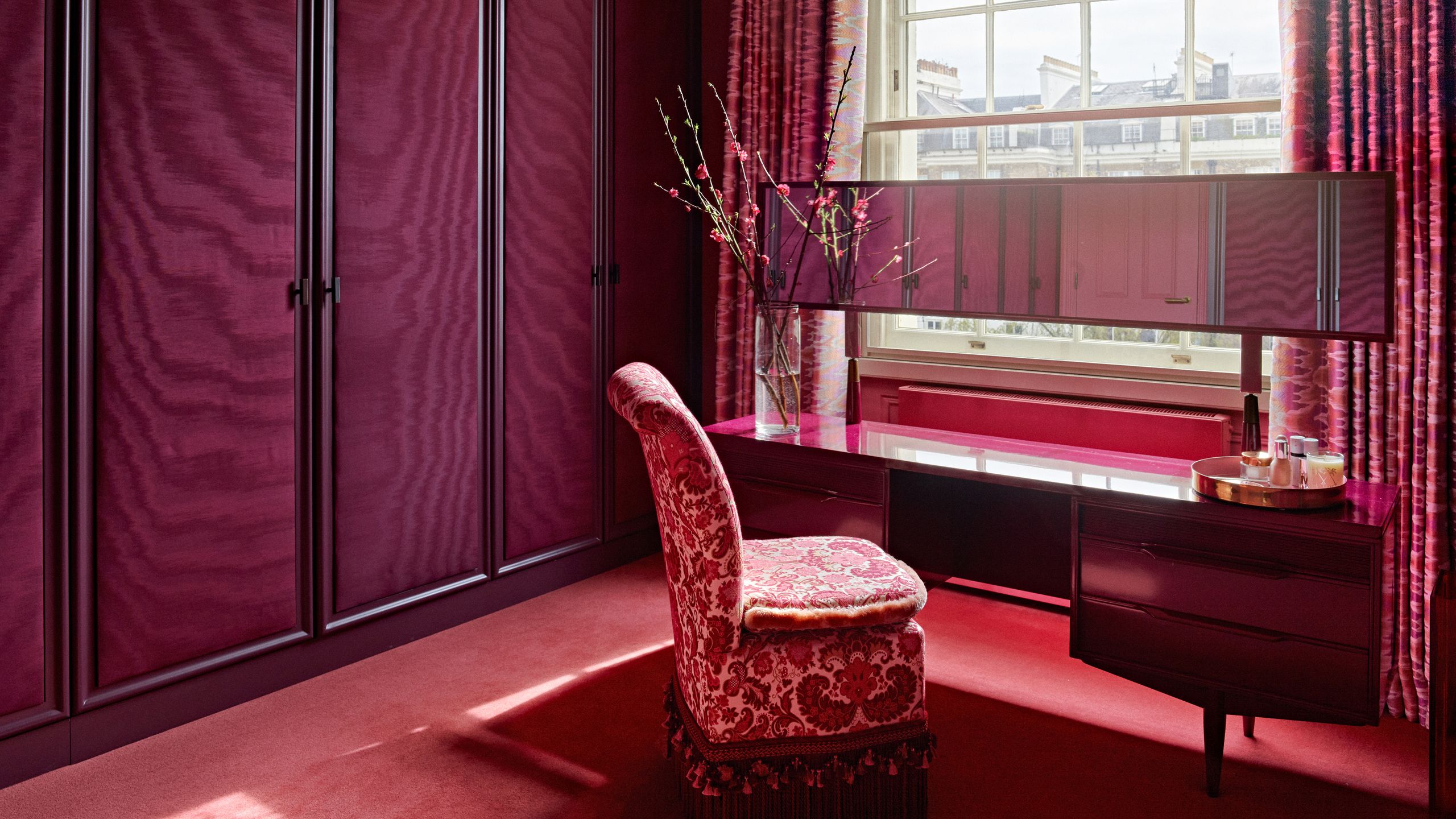 Image may contain: Indoors, Interior Design, Dressing Room, Room, Furniture, Chair, Home Decor, Architecture, and Building