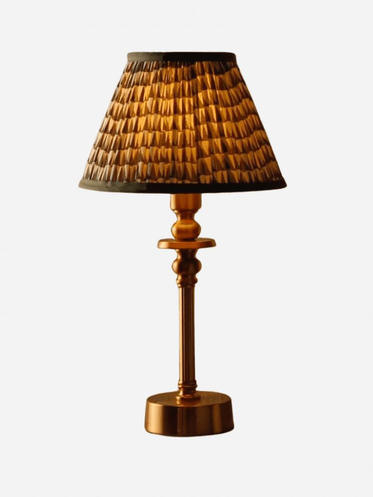 Image may contain: Lamp, Table Lamp, and Lampshade