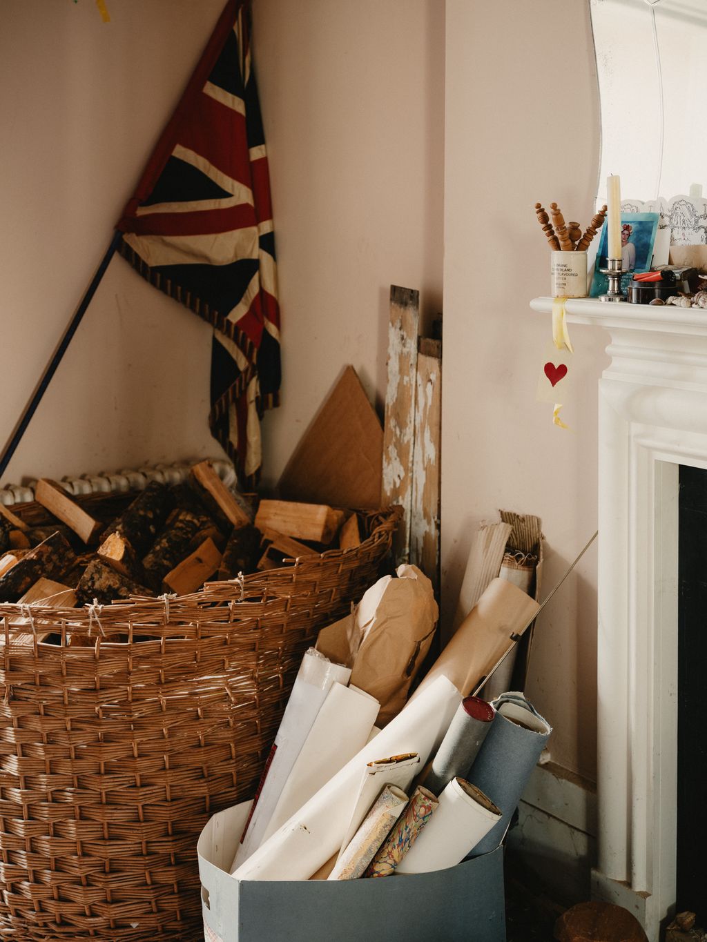 Image may contain Cup Accessories Bag Handbag Flag Candle Fun and Person