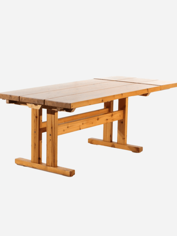 Image may contain: Dining Table, Furniture, Table, Coffee Table, and Desk