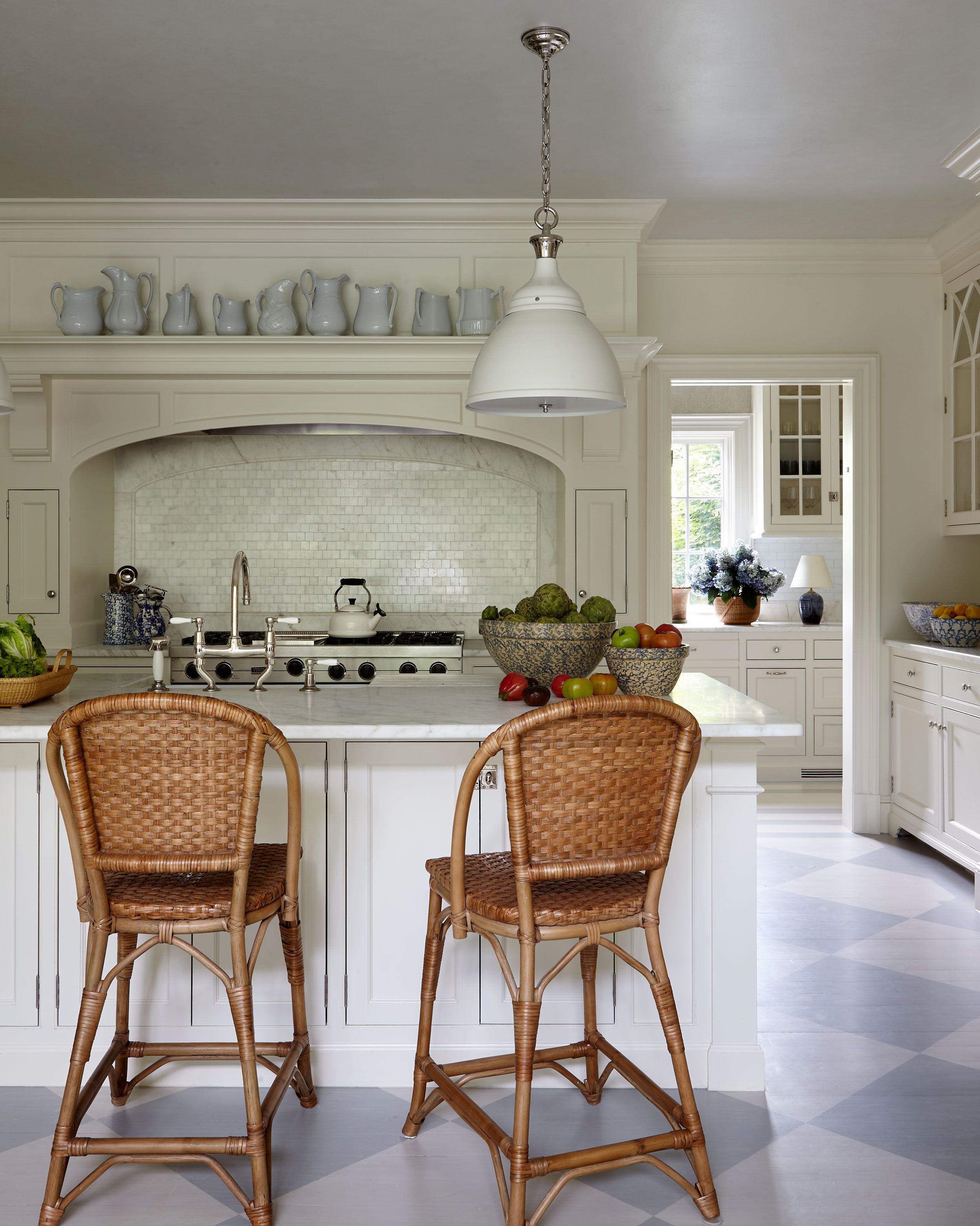 Image may contain: Indoors, Interior Design, Kitchen, Chair, Furniture, Architecture, Building, Dining Room, and Dining Table