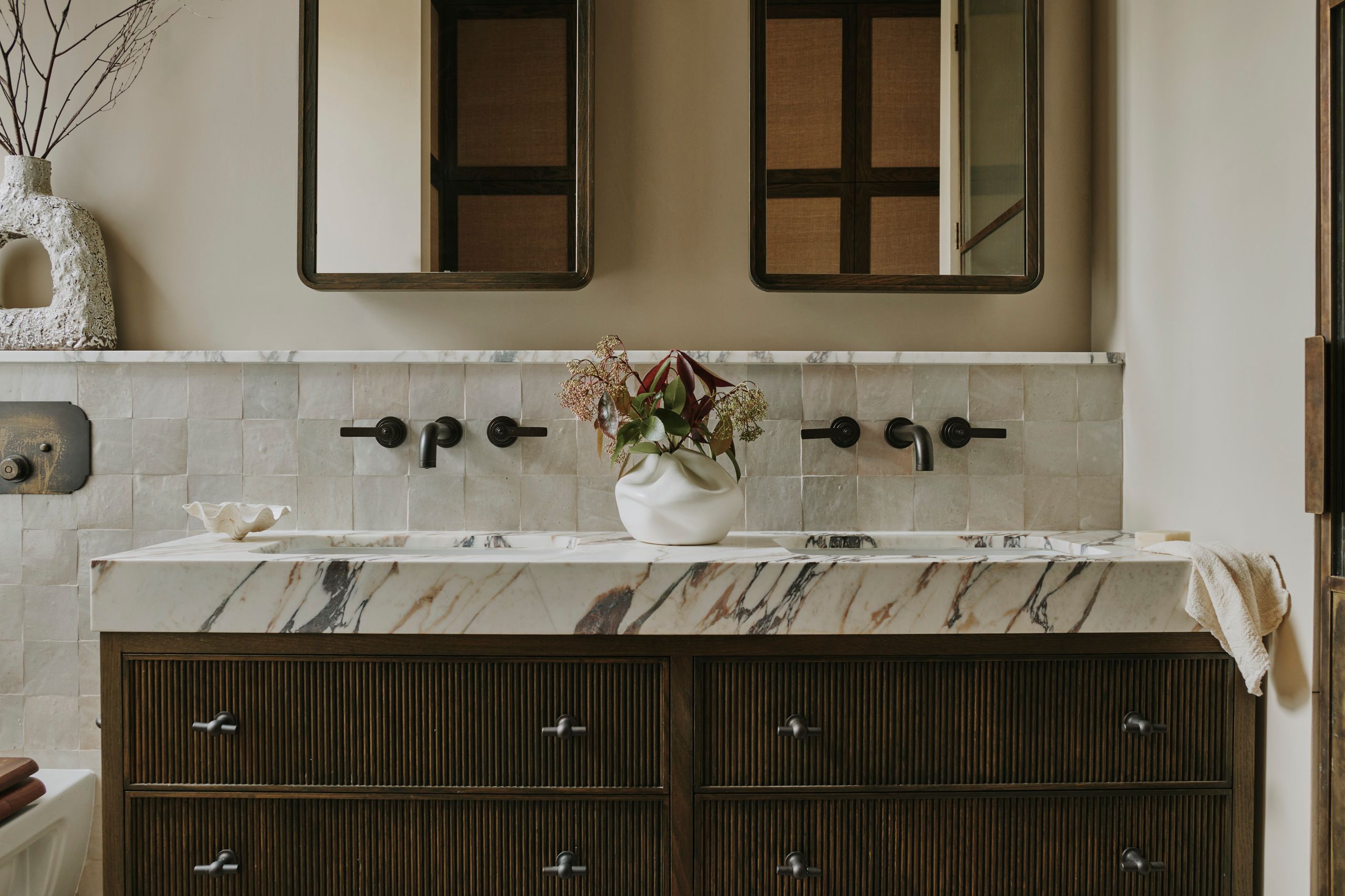 Image may contain: Sink, Double Sink, and Sink Faucet