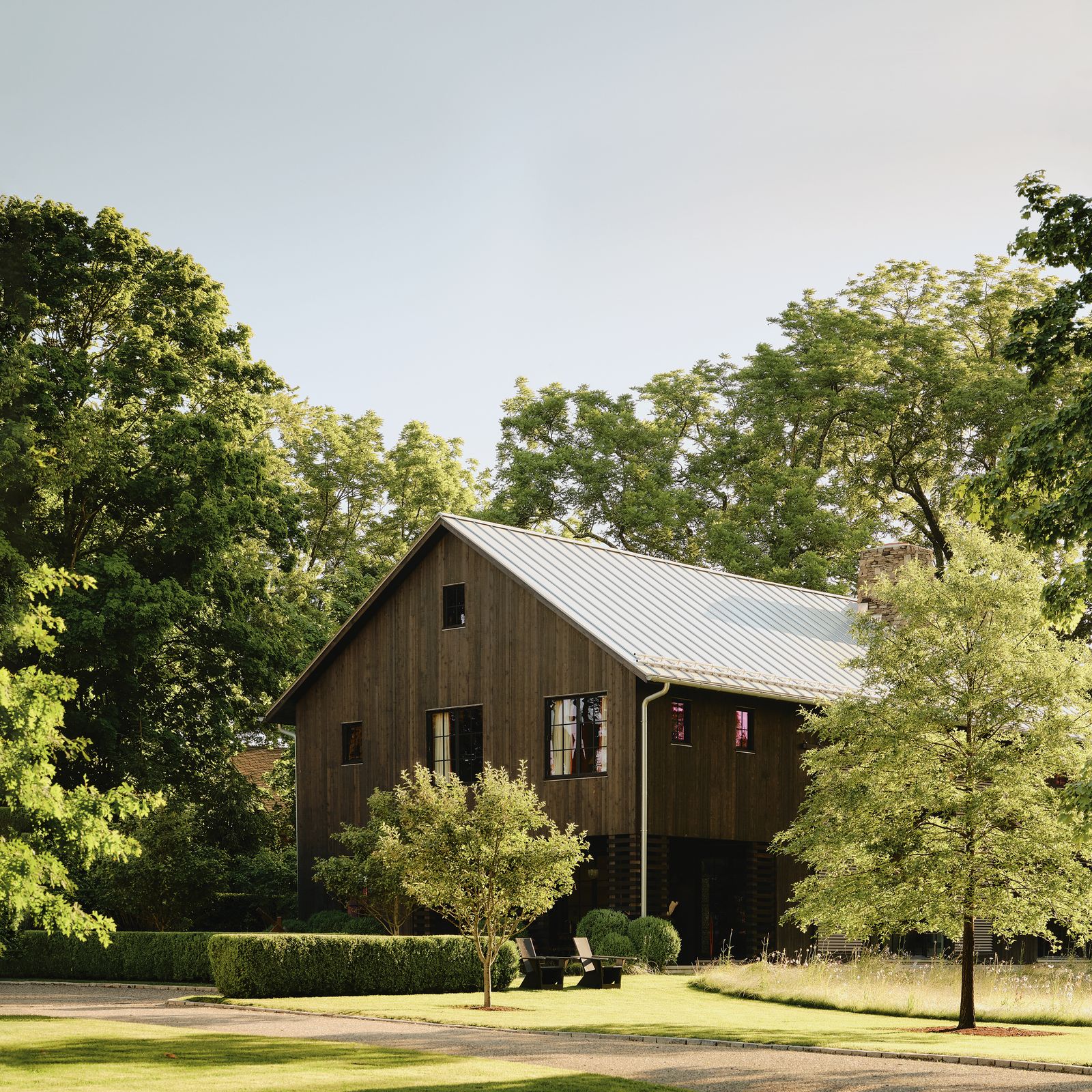 A New England barn with a refined approach to rustic design