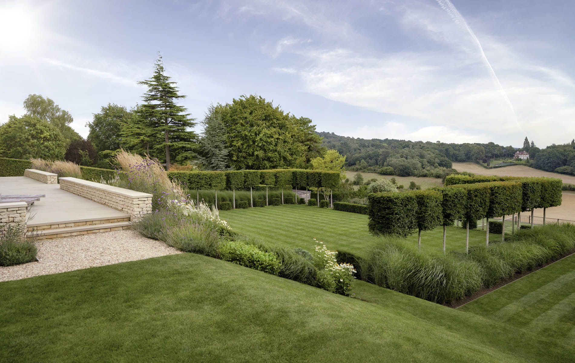 Image may contain: Grass, Plant, Nature, Outdoors, Park, Lawn, Fence, Hedge, Garden, Backyard, Yard, Tree, and Vegetation