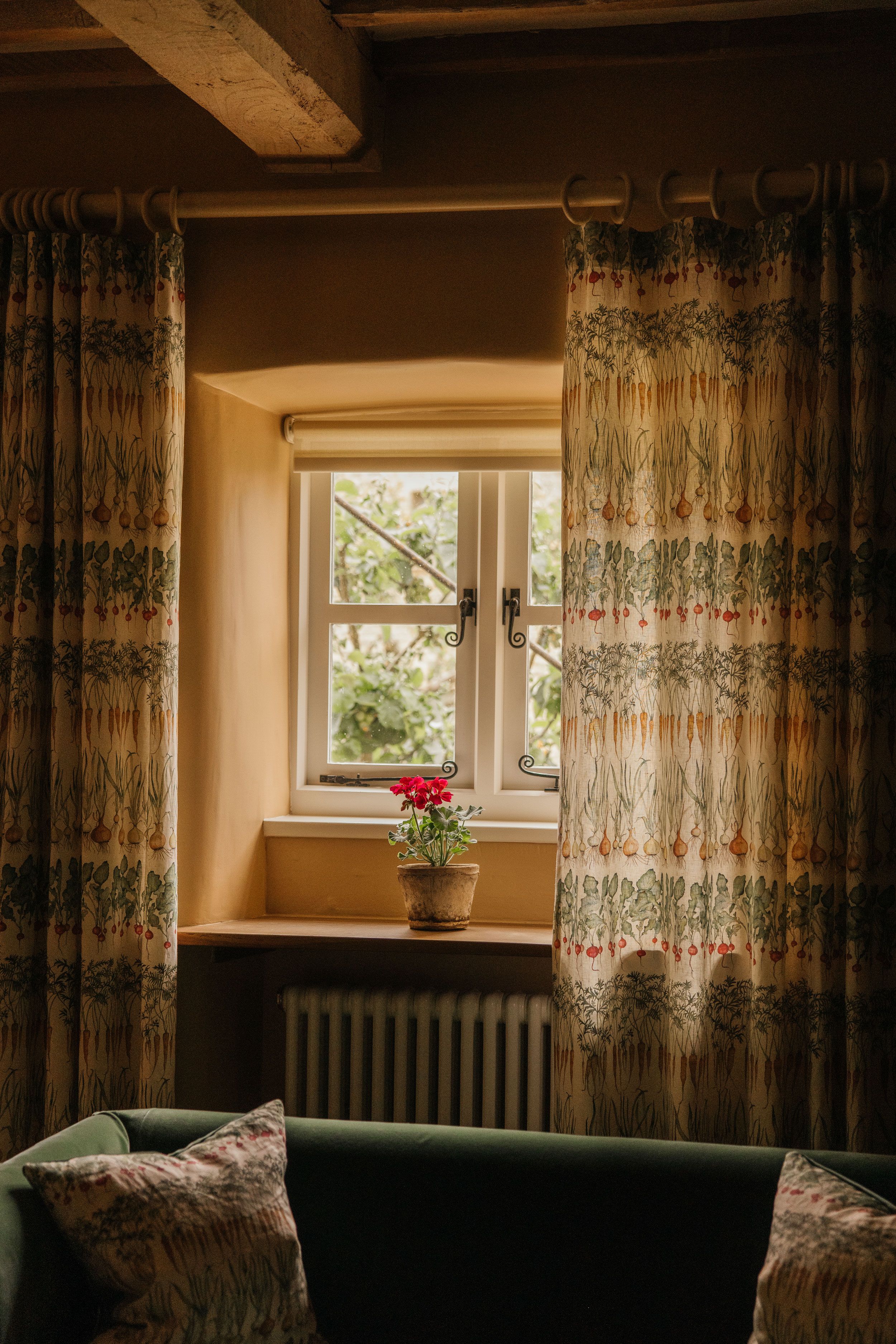 Image may contain: Window, Couch, Furniture, Windowsill, Indoors, and Interior Design