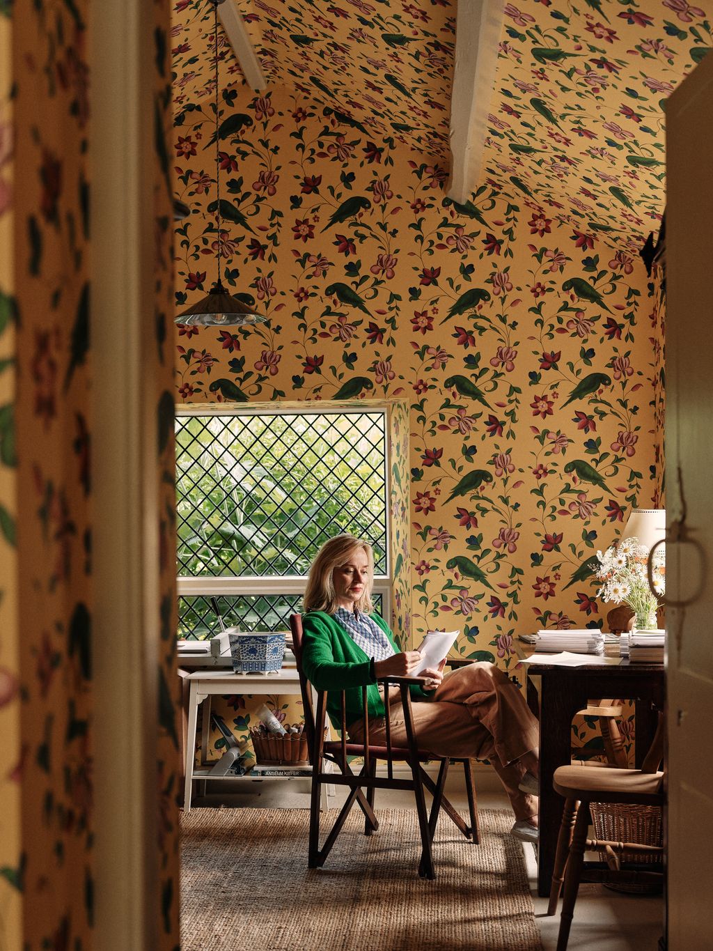 Image may contain Robin Mattson Architecture Building Dining Room Dining Table Furniture Indoors Room and Table