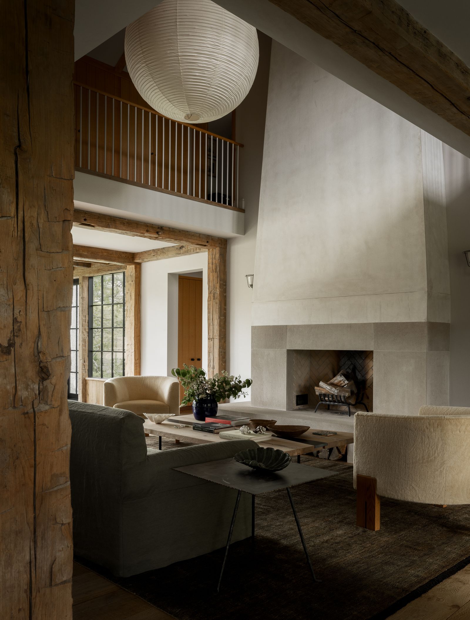 Image may contain Indoors Interior Design Home Decor Plant Architecture Building Furniture Living Room and Room