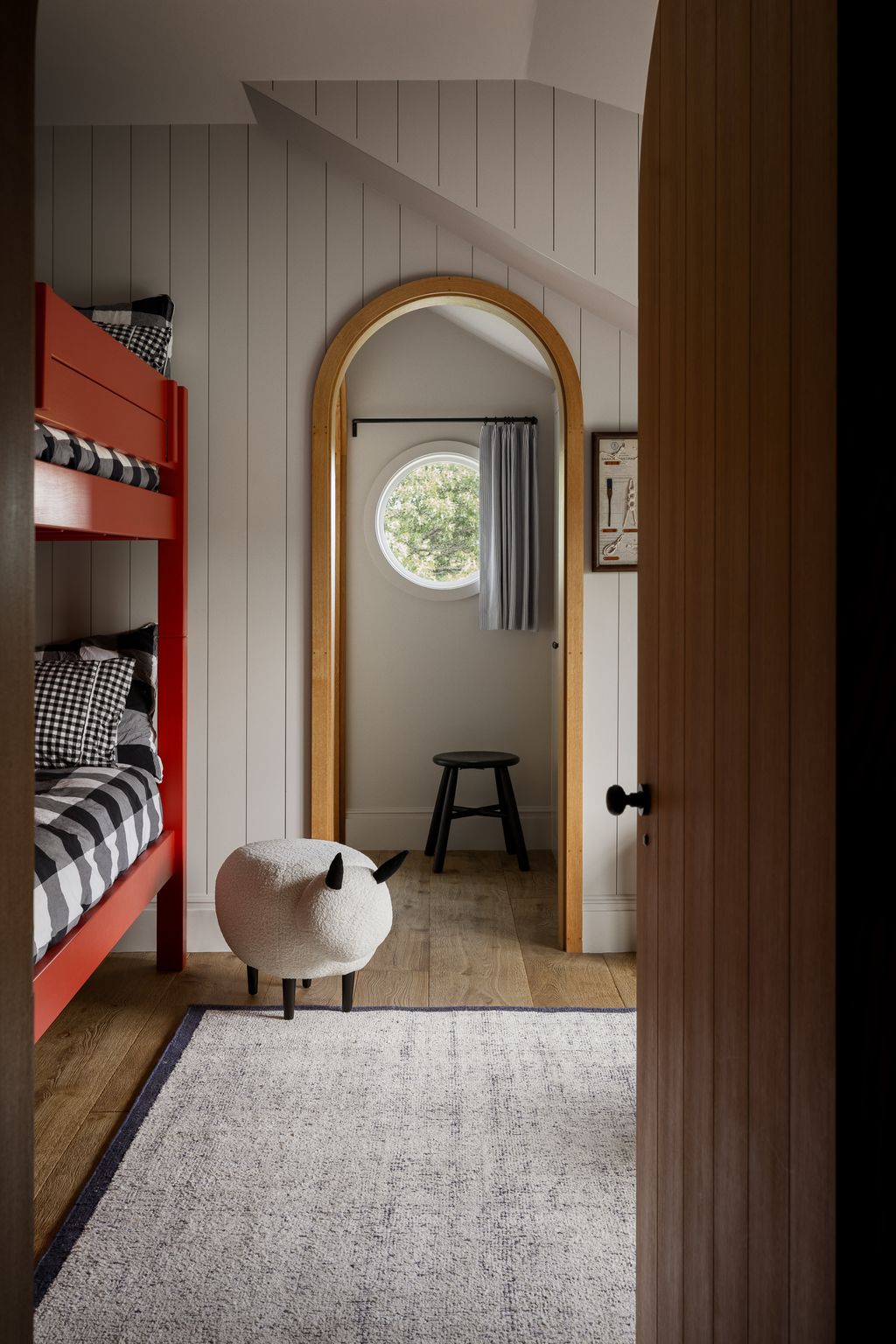 Image may contain Indoors Interior Design Home Decor Rug Floor Art Painting Bed Furniture and Flooring