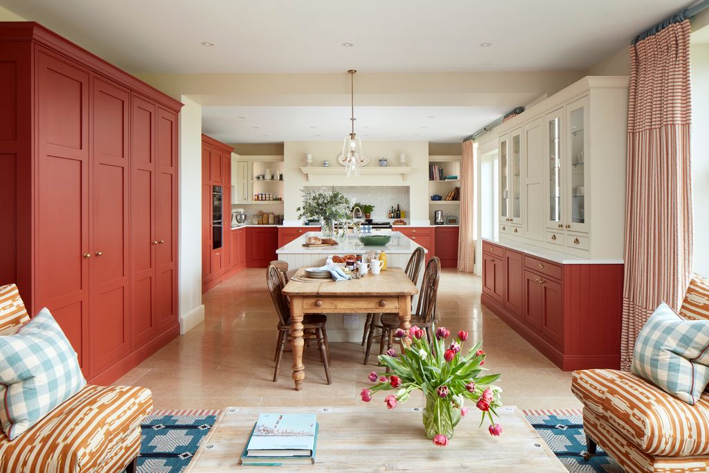 Image may contain Architecture Building Dining Room Dining Table Furniture Indoors Room Table and Interior Design