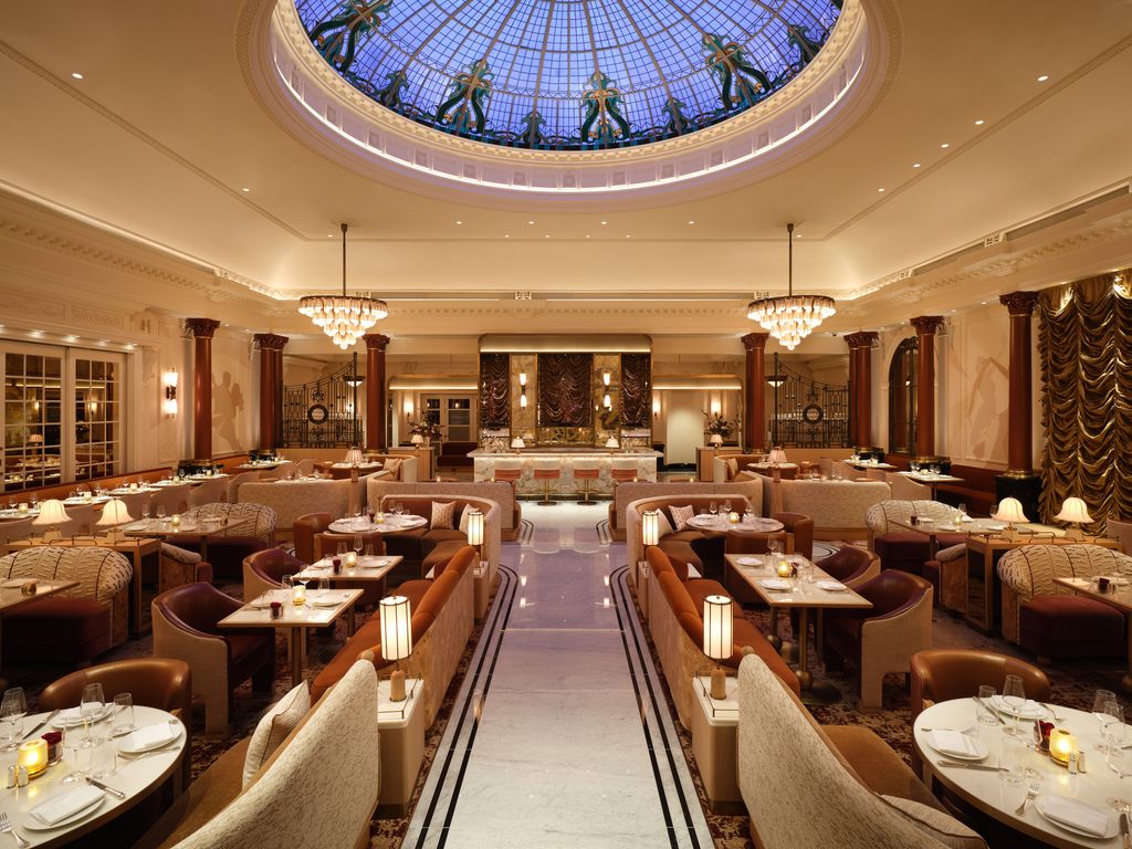 Image may contain Indoors Architecture Building Dining Room Dining Table Furniture Room Table Blade and Knife