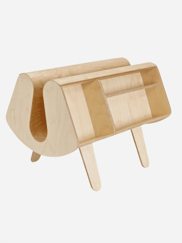 Image may contain: Plywood, Wood, Furniture, Crib, and Infant Bed