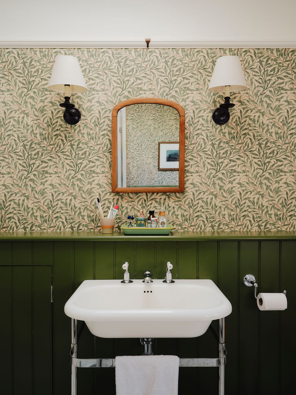 Image may contain Lamp Basin Sink Cup Art Painting Sink Faucet Indoors Interior Design Pen and Plate