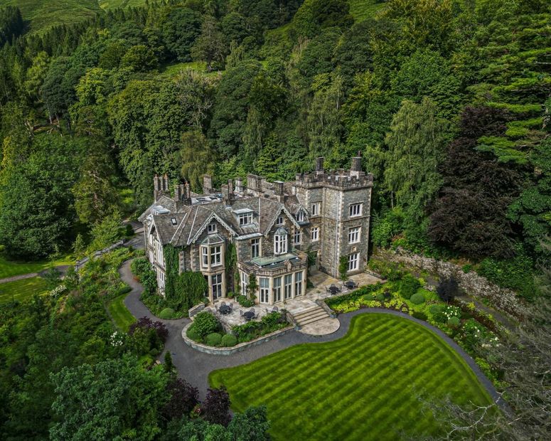 Image may contain: Architecture, Building, Housing, House, Manor, and Outdoors