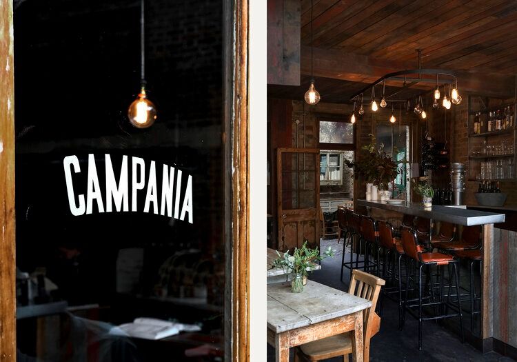 Image may contain Pub Dining Table Furniture Table Architecture Building Dining Room Indoors Room Chair and Lamp