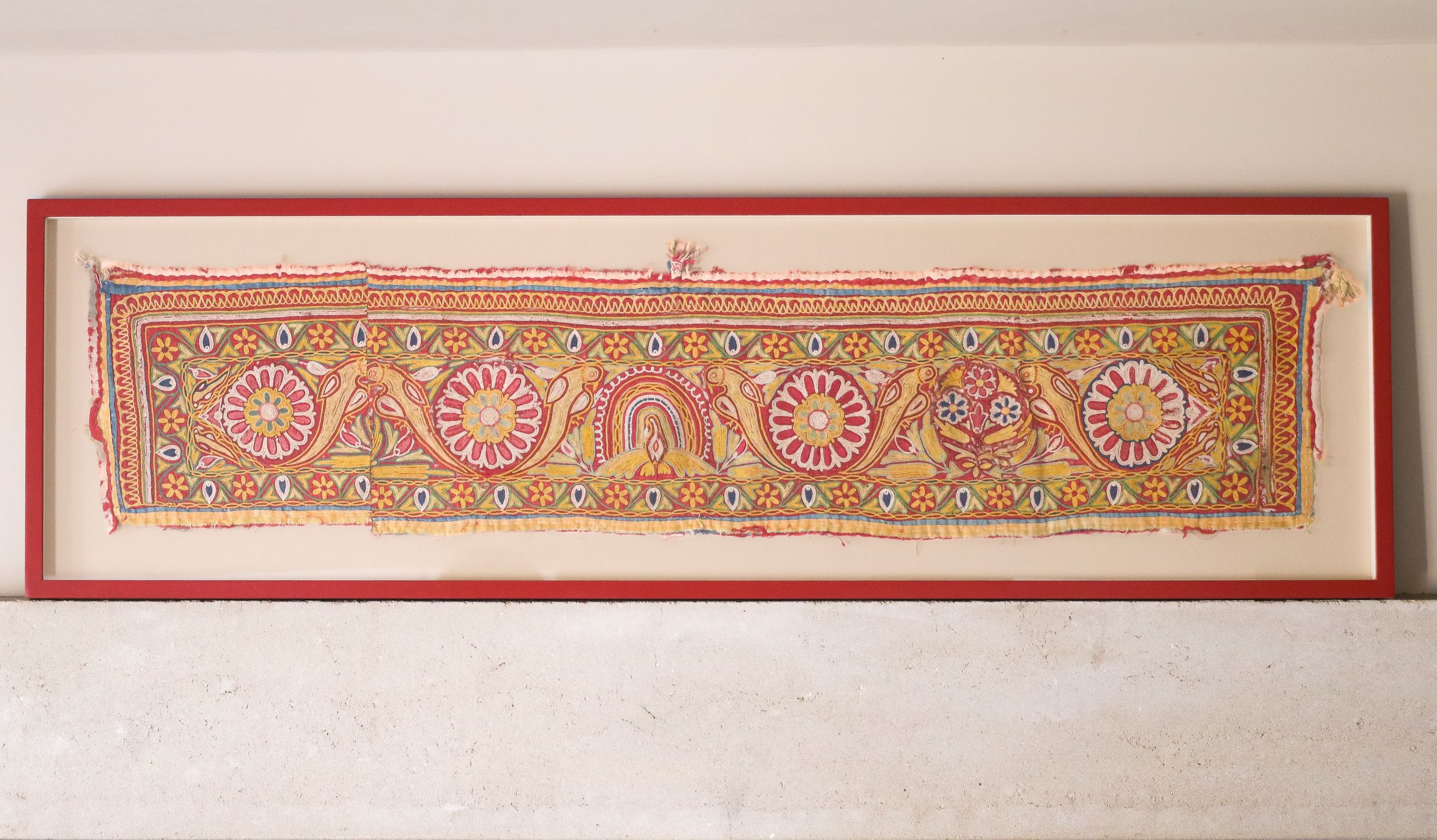 Image may contain: Home Decor, Rug, Art, Painting, and Pattern