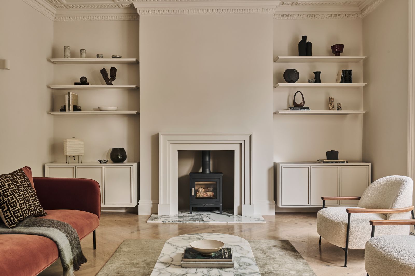 Image may contain Home Decor Fireplace Indoors Book Publication Rug Architecture Building Furniture and Living Room